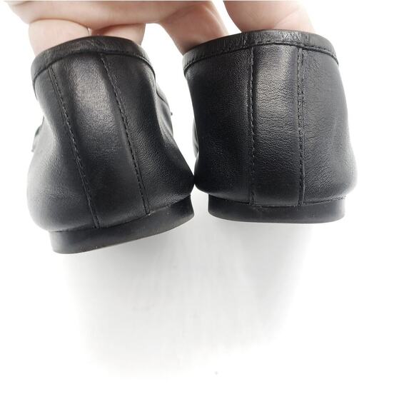 Naturalizer Black Leather Loafers w Chain Detail | Quiet Luxury Fall Capsule - Picture 9 of 16